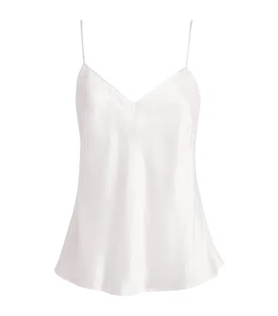 Simone Perele Silk Love Me Camisole In White