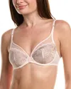 Simone Perele Singuliere Full Coverage Plunge Underwire Bra In Pink