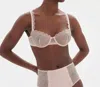 Simone Perele Singuliere Sheer Demi Bra In Petal Powder