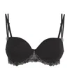 Simone Perele Spacer Lace-trim Délice Bra In Navy