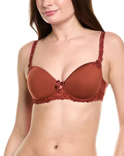 Simone Perele Squared Neckline Spacer Bra In Brown