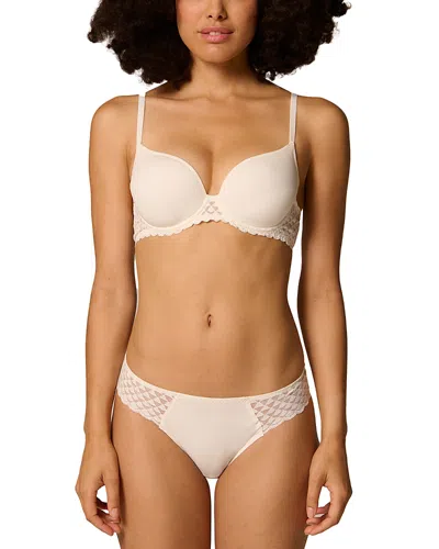 Simone Perele Subtile 3d Plunge Bra In Neutral