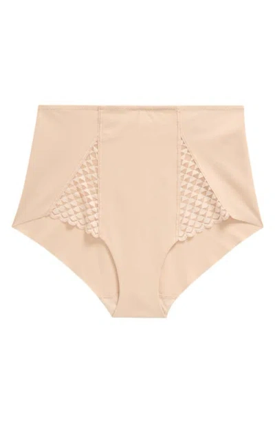 Simone Perele Subtile Control Briefs In Peau Rose