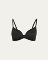 Simone Perele Subtile Geometric Lace T-shirt Bra In Black