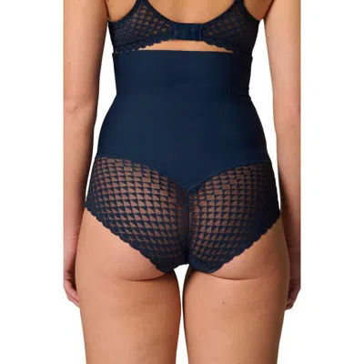 Simone Perele Subtile High Waist Shaper Briefs In Blue