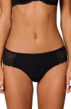 Simone Perele Subtile Lace Trim Boyshorts In Black