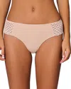 Simone Perele Subtile Lace Trim Boyshorts In Peau Rose