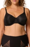 Simone Perele Subtile Underwire Minimizer Bra In Blue