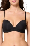 Simone Perele Subtile Underwire Push-up Bra In Black