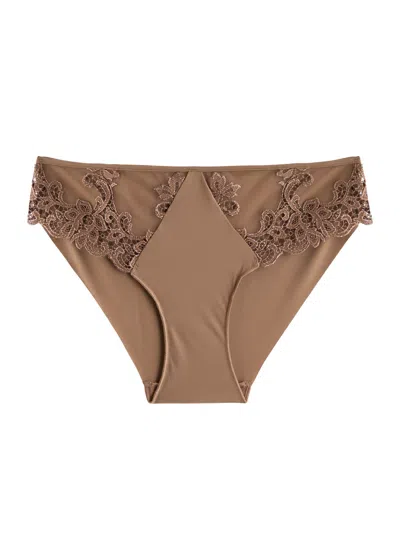 Simone Perele Simone Pérèle Tender Stretch-jersey Briefs In Brown