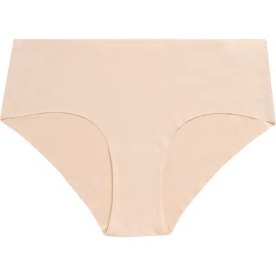 Simone Perele Uniq Seamless Boyshorts In Peau Rose