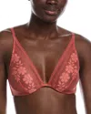 Simone Perele Wired Triangle Bra In Pink