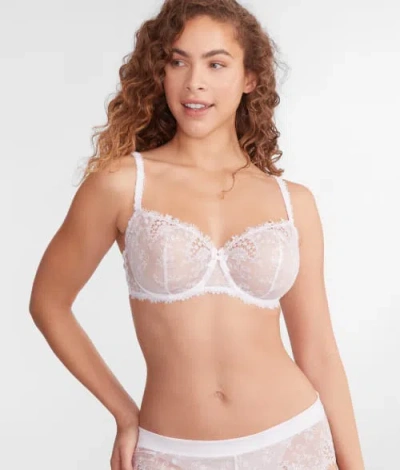 Simone Perele Wish Demi Bra In Crystal White