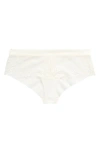 Simone Perele Wish Embroidered Boyshorts In Ivory