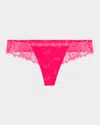 Simone Perele Simone Pérèle Wish Satin Thong In Fabulous Pink