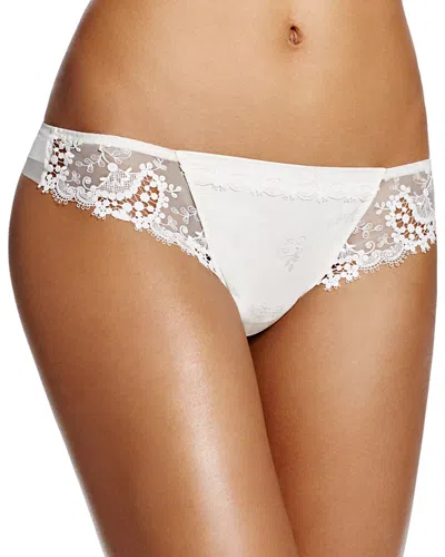 SIMONE PERELE WISH LACE-SIDE THONG,12B710