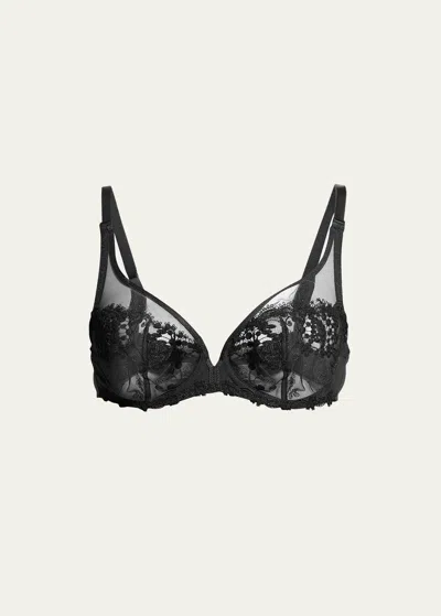 Simone Perele Wish Sheer Plunge Bra In Ivory