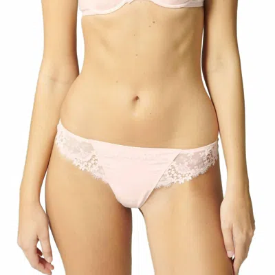 Simone Perele Wish Tanga Thong Bottom In Pink