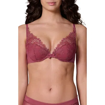 Simone Perele 'wish' Triangle Contour Bra In Santal Pink