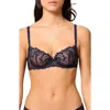 Simone Perele Wish Underwire Demi Bra In Blue
