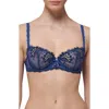 Simone Perele Wish Underwire Demi Bra In Electric Blue