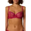 Simone Perele Wish Underwire Demi Bra In Red