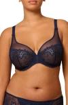 Simone Perele Wish Underwire Plunge Bra In Black