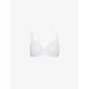 Simone Perele Womens Comete Underwire Stretch-lace And Mesh Bra White