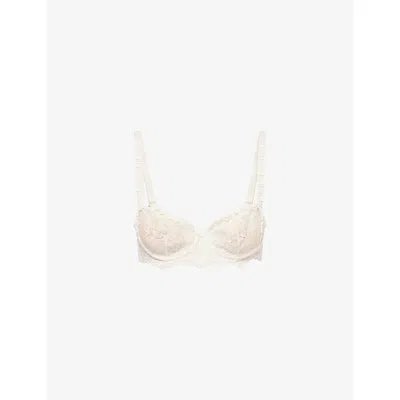 Simone Perele Womens  Half-cup Underwired Lace Bra