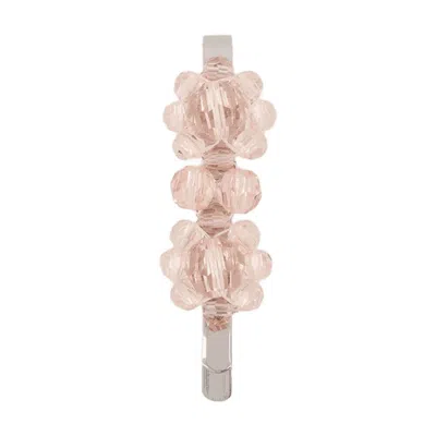 Simone Rocha 迷你花发夹黄铜粉红色 In 粉色的