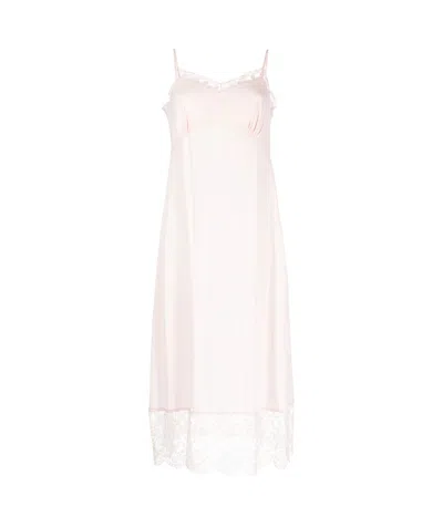 Simone Rocha A Lace-trimmed Dress In White