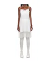 Simone Rocha A Medium-length Lace Dress In White
