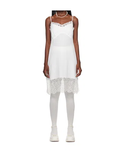Simone Rocha A Medium-length Lace Dress In White