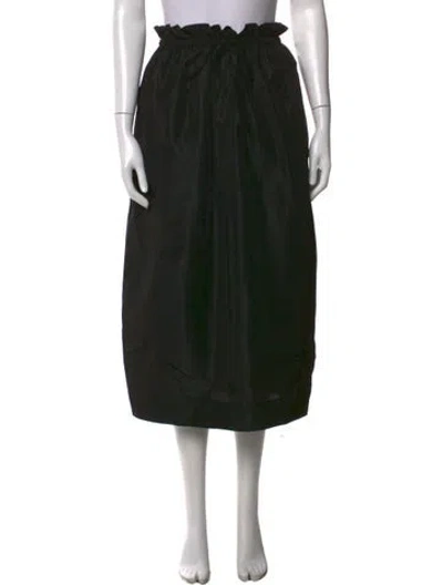 Pre-owned Simone Rocha Acetate Midi Length Skirt In Black