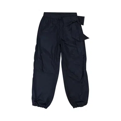 Pre-owned Simone Rocha Ankle Gathered Track Pants 'navy' | Blue | Men's Size M