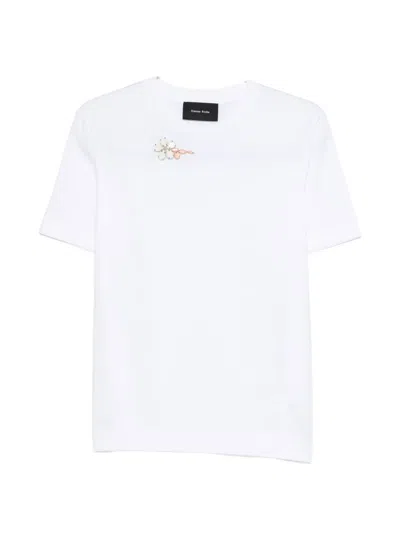 Simone Rocha Appliqué T-shirt In White