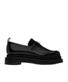 Simone Rocha Artificial Pearl Decorated Loafers In Black