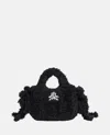 Simone Rocha Baby Utility Egg Tote Bag W/ Emb In Black