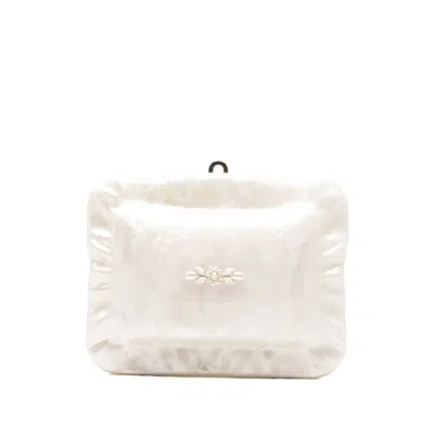Simone Rocha Embellished Clutch Bag In White