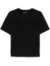 Simone Rocha Balconette T-shirt In Schwarz