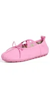 Simone Rocha Ballerina Grip Flats Pink In Pink