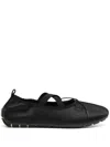 Simone Rocha Black Grip Ballerina Flats