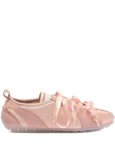 Simone Rocha Ballerina Grip Satin Sneakers