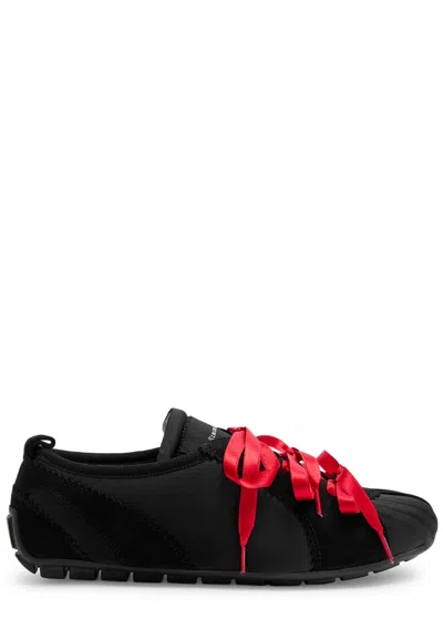 Simone Rocha Ballerina Grip Satin Sneakers In Multi