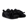 Simone Rocha Ballerina Grip Leather Sneakers In Black