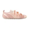 Simone Rocha Ballerina Grip Satin And Suede Sneakers In Pink
