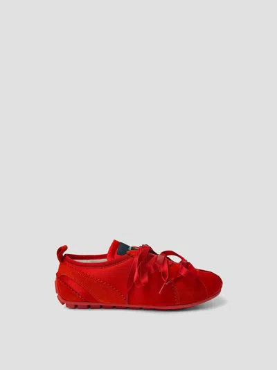Simone Rocha Ballerina Grip Trainer In Red
