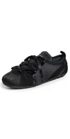 Simone Rocha Ballerina Grip Leather Sneakers In Black