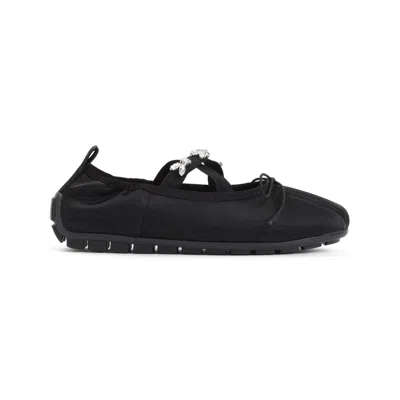 Simone Rocha Ballerina Grip Ballet Flats In Black