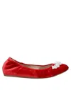 Simone Rocha Ballet Flats In Red
